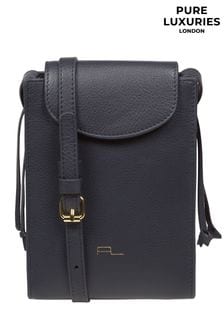 Синий - Кожаная сумка для телефона с длинным ремешком Pure Luxuries London Kiana (N63687) | €46