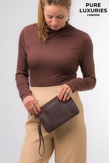 Pure Luxuries London Addison Nappa Leather Clutch Bag (N63704) | OMR20