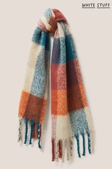White Stuff Shelly Brushed Check Scarf (N63764) | 260 LEI