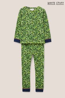 White Stuff Green Printed Pyjama Set (N63844) | €17