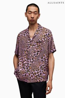 AllSaints Orange Leo Short Sleeve Shirt (N64037) | 182 €