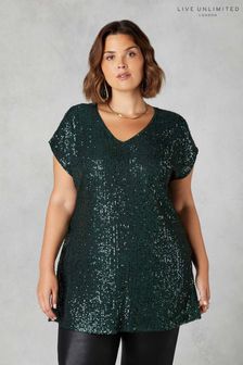 Live Unlimited Sequin Longline Tunic (N64513) | €49