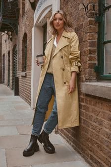 Yours Curve Natural Traditional Trench Coat (N64567) | €86