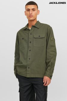 JACK & JONES Green Smart Pocket Detail Overshirt (N64588) | €28