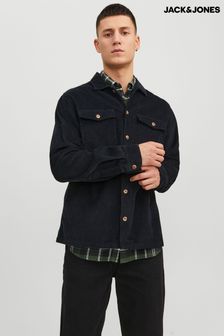 Черный - Jack & Jones вельветовая рубашка с карманом спереди (N64596) | €62