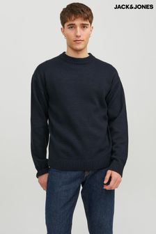 Modra - Jack & Jones pulover z dolgimi rokavi in okroglim ovratnikom (N64598) | €36