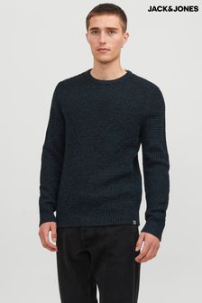 Modra - Jack & Jones pulover z dolgimi rokavi in okroglim ovratnikom (N64601) | €40
