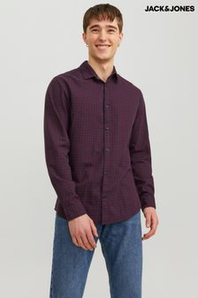 JACK & JONES Purple Button Up Shirt (N64603) | kr363