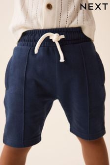 Navy Blue Pintuck Shorts (3mths-7yrs) (N64658) | €7 - €10