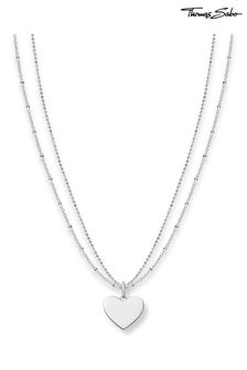 Thomas Sabo Silver Engravable Heart Necklace: A Romantic Token of Love (N64721) | $239