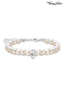 Thomas Sabo White Freshwater Pearl Charm Bracelet (N64832) | €101