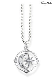Thomas Sabo Silver Rotating Star & Moon Necklace (N64902) | SGD 330