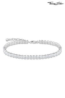 Thomas Sabo White Timeless Princess Cut Tennis Bracelet (N64915) | €380