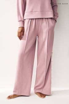 B by Ted Baker Pink Ribbed Wide Leg Joggers