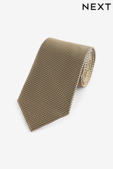 Yellow Gold Textured Tie (N65029) | 49 QAR