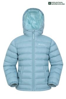Mountain Warehouse Blue Kids Seasons Water Resistant Padded Jacket (N65148) | SGD 62