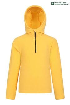 Mountain Warehouse Yellow Camber II Fleece Kids Hoodie (N65160) | kr234