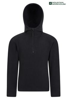 Schwarz - Mountain Warehouse Camber Ii Fleece-Kapuzensweatshirt für Kinder (N65161) | 28 €