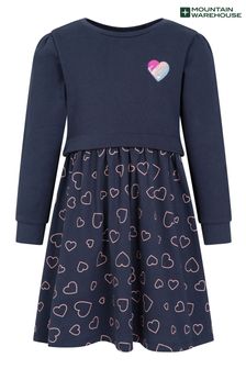 Mountain Warehouse Blue Kids Mock Sweater Dress (N65166) | €37