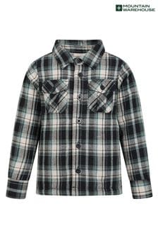 Dziecięca kurtka koszulowa Mountain Warehouse Jackson z podszewką ze sztucznego futra (N65168) | 150 zł