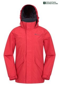 Mountain Warehouse Red Kids Solar Waterproof Jacket (N65189) | €50