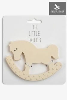 The Little Tailor Pink Organically Grown Baby Rocking Horse Teether Toy (N65206) | €15.50