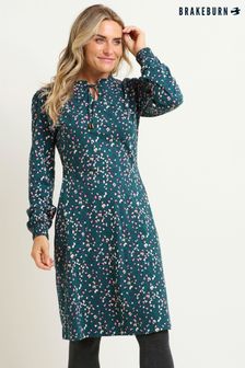 Brakeburn Blue Leopard Spot Dress (N65602) | $132