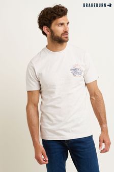 Brakeburn Cream Stormy Seas T-Shirt (N65644) | KRW64,000