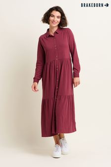Brakeburn夏綠蒂中長款襯衫連衣裙 (N65663) | NT$3,030