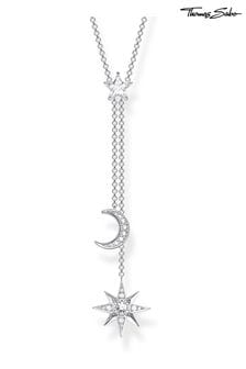 Thomas Sabo White Cosmic Charm 925 Zirconia Necklace (N65754) | €164