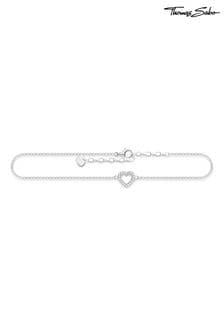 Лодыжка на щиколотка с фианитами Thomas Sabo Heart 925 (N65758) | €77