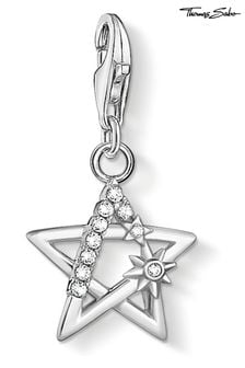 Thomas Sabo White Sparkling Shooting Star Charm Bracelet- Zirconia Stones (N65764) | €50