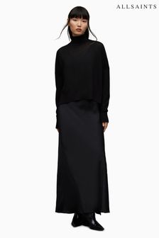 AllSaints Black Amos Mercer Dress (N65832) | AED1,436