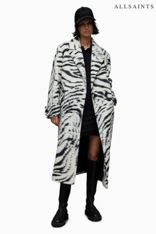 AllSaints Black Mabel Mono Coat (N65843) | €529