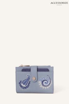 Accessorize Blue Bifold Purse with Card Holder (N65987) | $26
