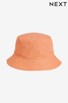 Orange Canvas Bucket Hat (3mths-16yrs) (N66056) | ₪ 25 - ₪ 42