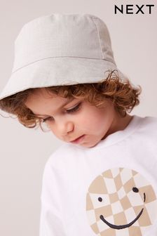 Linen Blend Bucket Hat (3mths-16yrs)