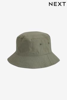 Sage Green Canvas Bucket Hat (3mths-16yrs) (N66061) | €8 - €14