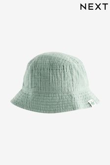 Sage Green Bucket Hat (3mths-6yrs) (N66062) | ₪ 29 - ₪ 34