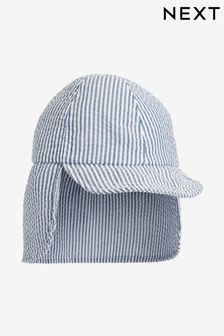 Blue/White Stripe Legionnaire Hat (3mths-10yrs) (N66071) | KRW16,000 - KRW20,300