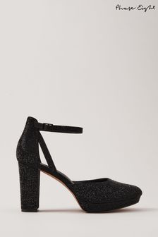 Phase Eight Sparkly Platform Black Heels (N66167) | 106 €