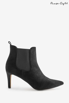Phase Eight Black Suede Ankle Boots (N66191) | €190