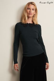 Phase Eight Green Evelyn Fine Knit Top (N66210) | 115 €