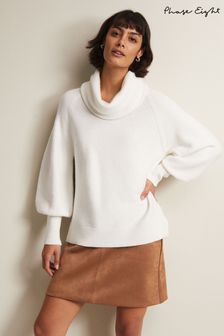 Phase Eight Cream Dahlie Chunky Knit Jumper (N66211) | AED549