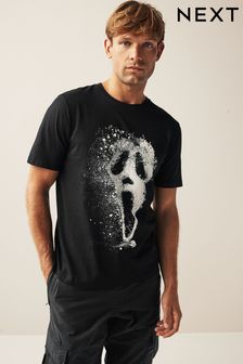 Scream Black Halloween License T-Shirt (N66242) | €11.50