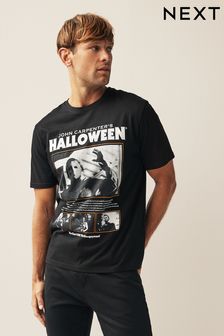Czarny - Koszulka Halloween na licencji filmowej (N66243) | 60 zł