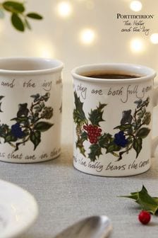 Portmeirion The Holly and the Ivy Set of 6 Breakfast Mugs (N66270) | €155