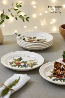Portmeirion The Holly and the Ivy Set of 6 15cm Side Plates (N66274) | €147