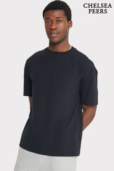 Chelsea Peers Black Organic Cotton Crewneck T-Shirt (N66355) | kr550