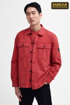Czerwony - Barbour® International Adey Shacket Overshirt (N66431) | 630 zł
